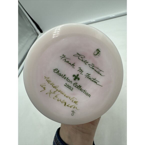 Fenton Pink Art Glass Vase - Picture 4 of 8